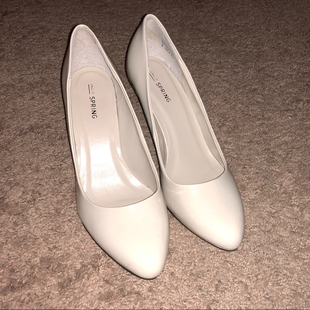 NWOB Call IT Spring Nude Pumps Size 8